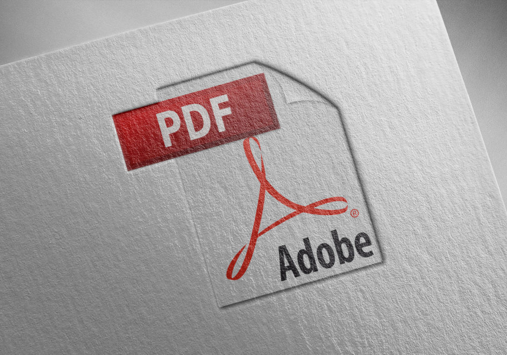 adobe pdf icon 1 on paper texture